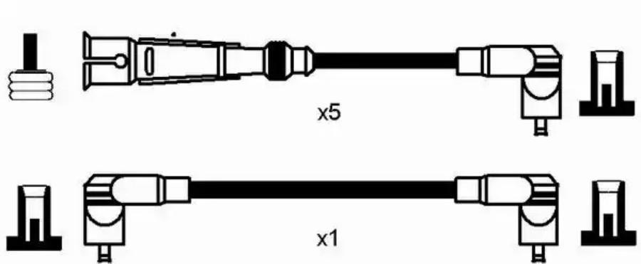 

Комп.проводов AUDI 100/200 2.0-2.3L 437 998 031B