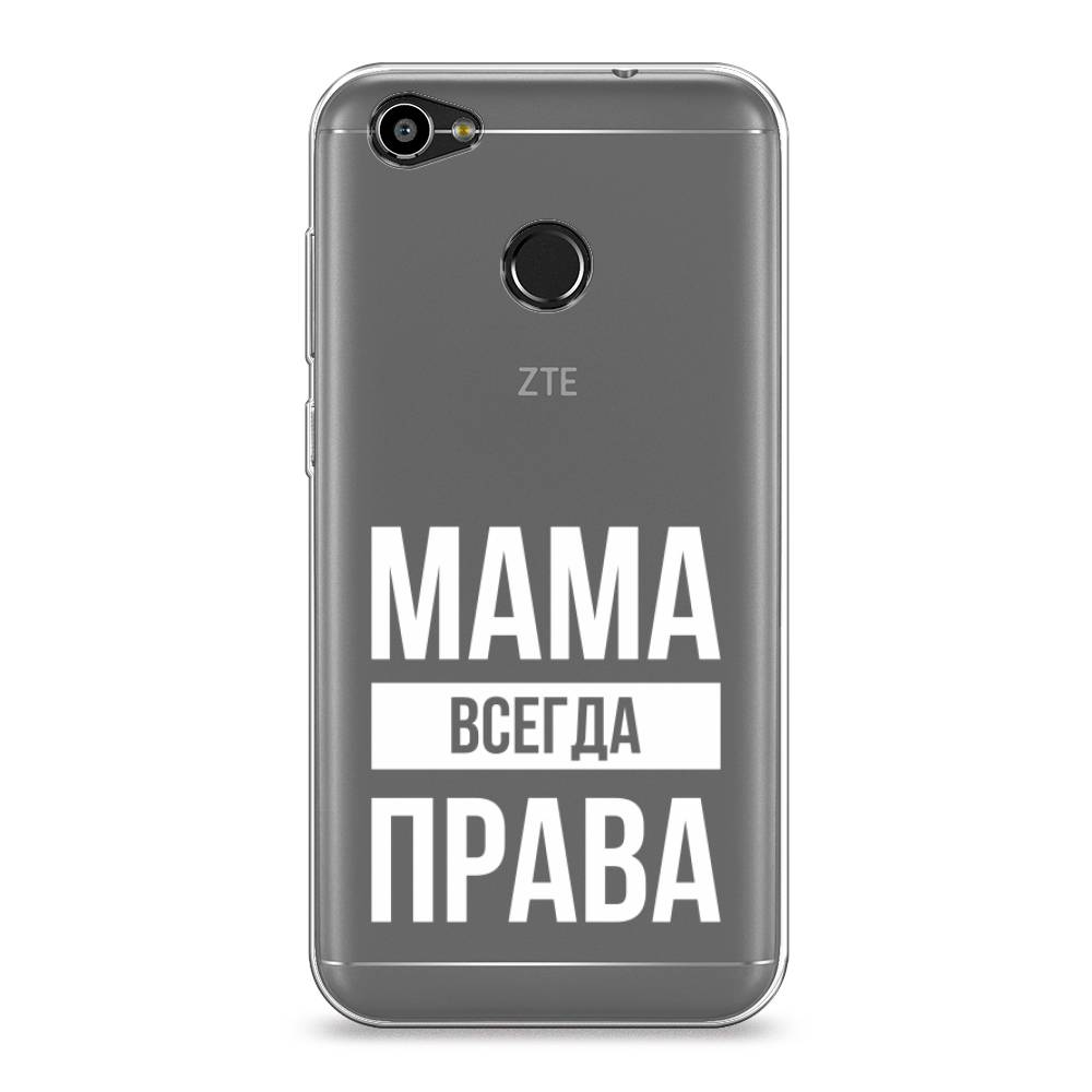 

Чехол Awog на ZTE Blade A6 / ЗТЕ Блэйд A6 "Мама права", 132350-6