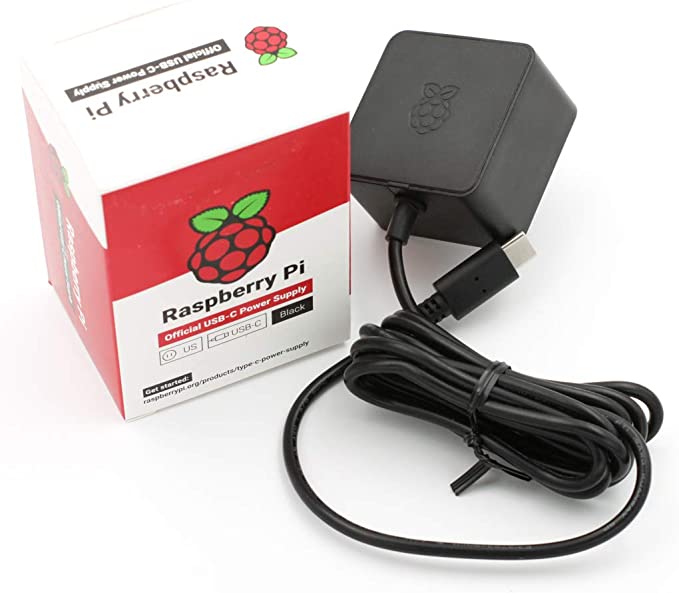 фото Блок питания raspberry 123-5272 black raspberry pi