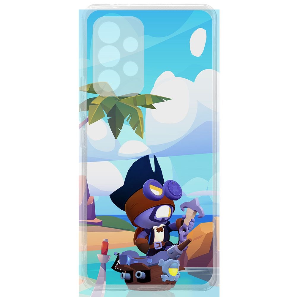 Чехол-накладка Brawl Stars-Темный Корсар Карл для Samsung Galaxy A53 5G (A536)