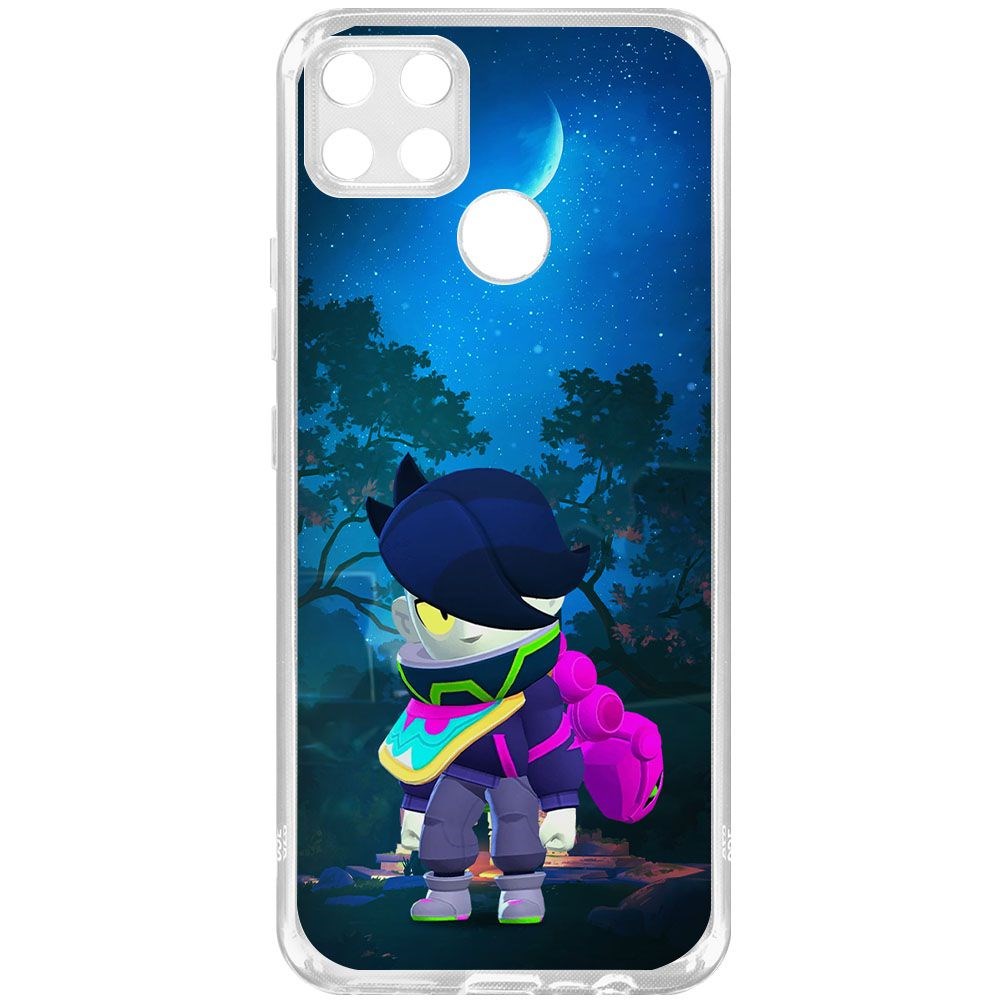 

Чехол-накладка Brawl Stars-Орочи Эдгар для Realme C25s, Прозрачный