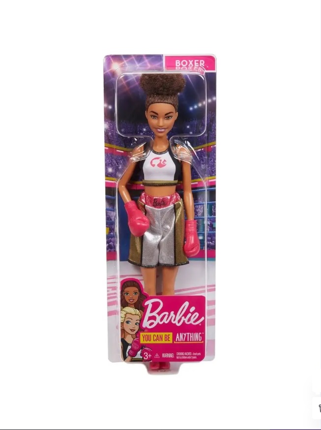 

Кукла Barbie Боксер Брюнетка GJL64, 29 см, Barbie Кукла Боксер Брюнетка GJL64