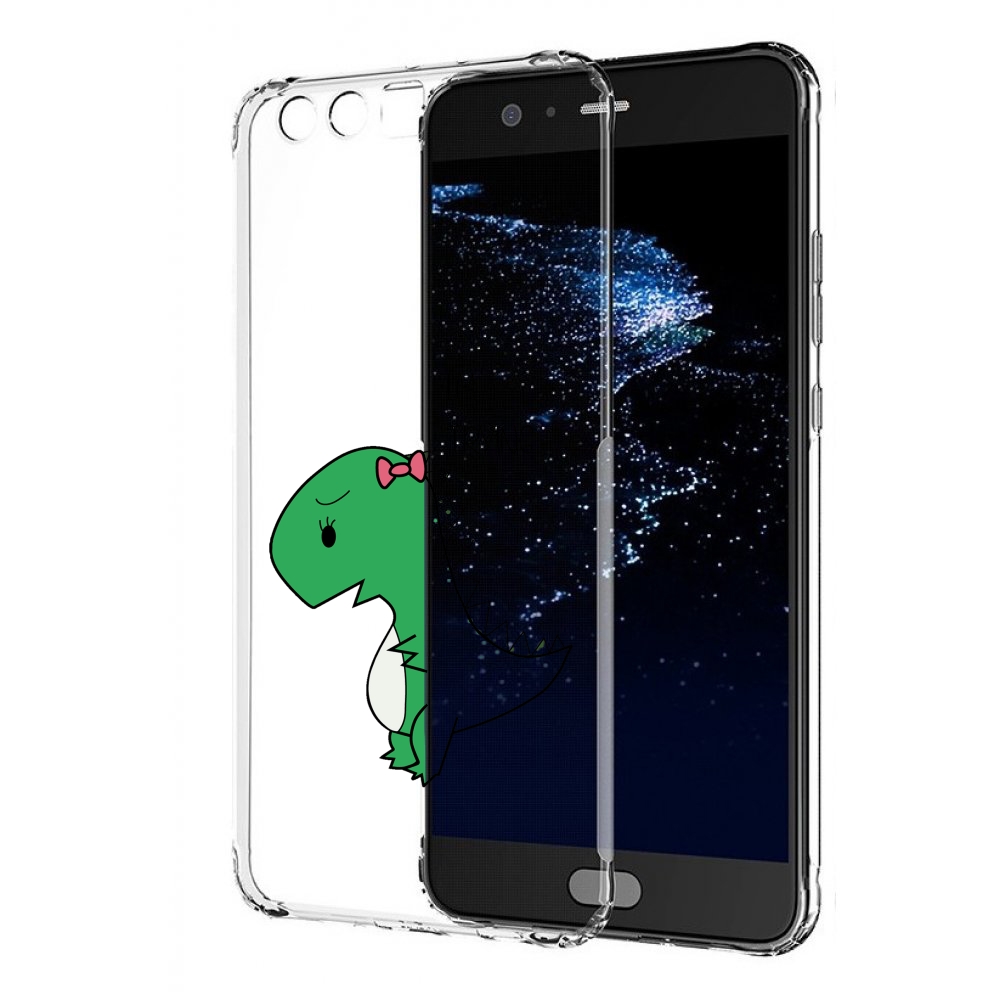 

Чехол бампер MyPads динозаврик-девочка для Huawei P10 Plus проти, Прозрачный, Tocco