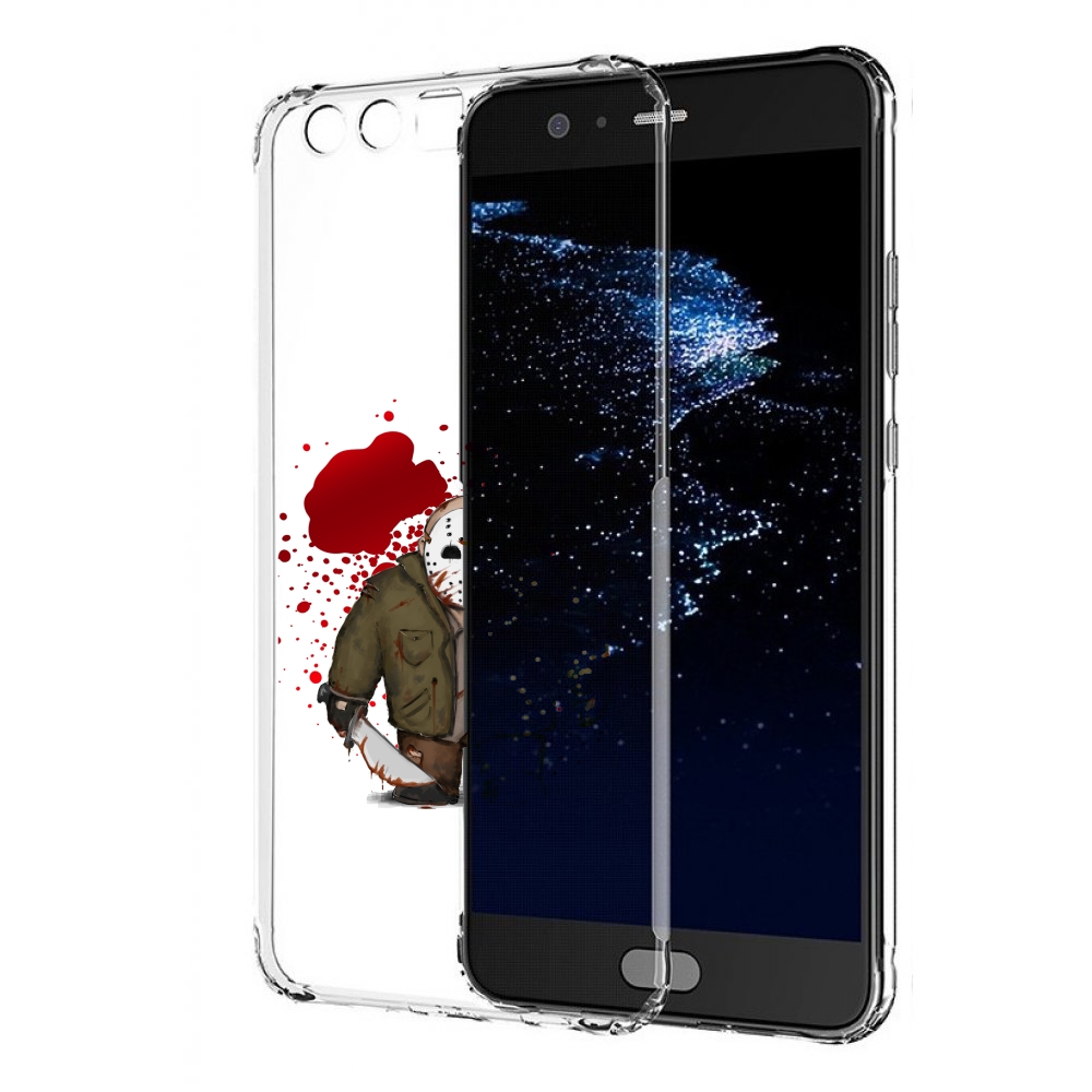 

Чехол бампер MyPads джейсон для Huawei P10 Plus противоударный, Прозрачный, Tocco