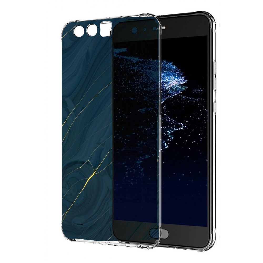 

Чехол бампер MyPads дерево с золотыми трещинами для Huawei P10 P, Прозрачный, Tocco
