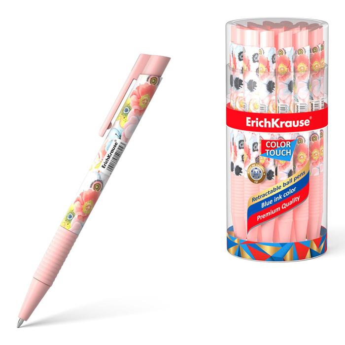 

Ручка шариковая автоматическая ErichKrause ColorTouch Flower Cocktail, узел 0.7 мм, тонкое, ColorTouch