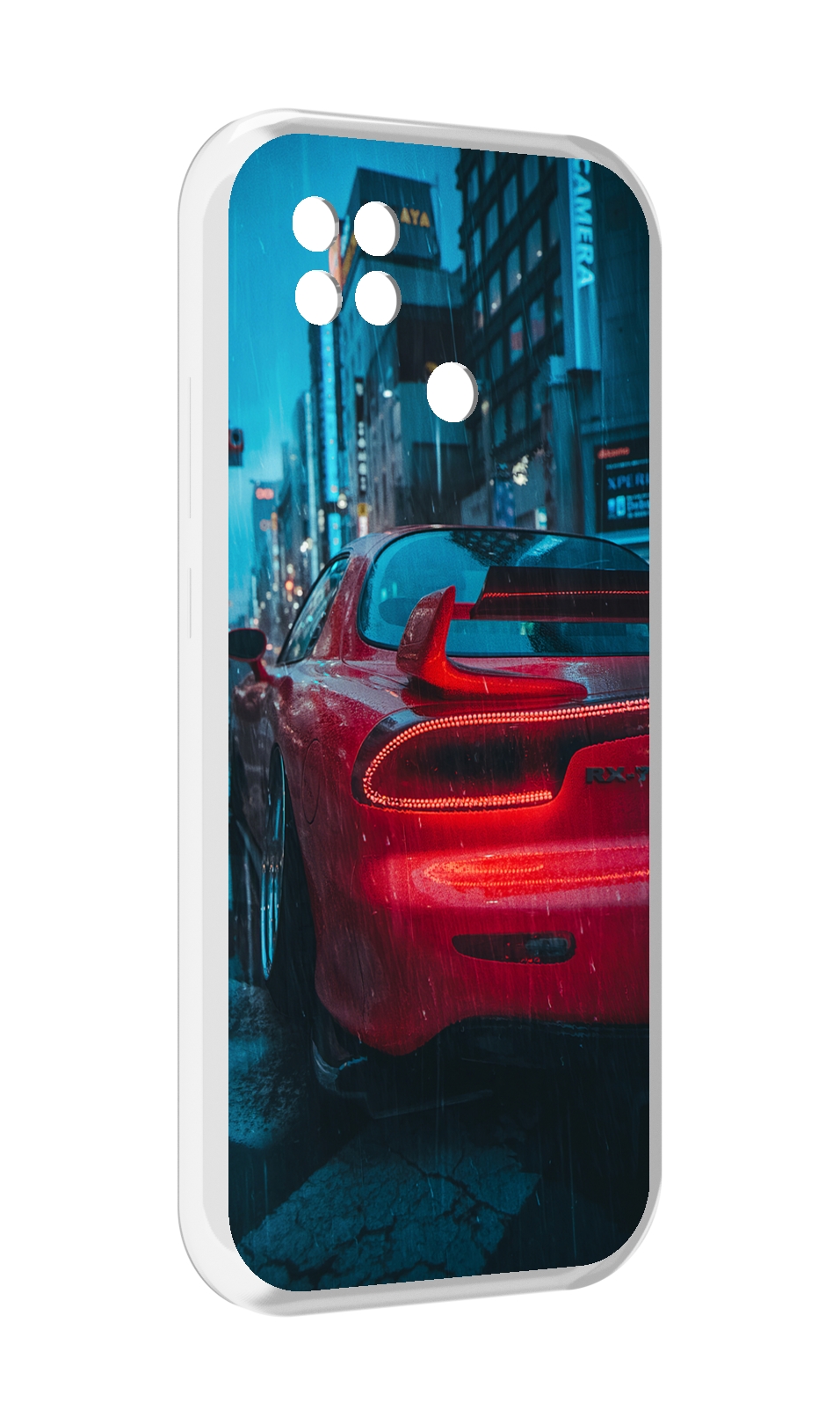 

Чехол MyPads мазда-рх7 для Xiaomi Poco C40, Прозрачный, Tocco