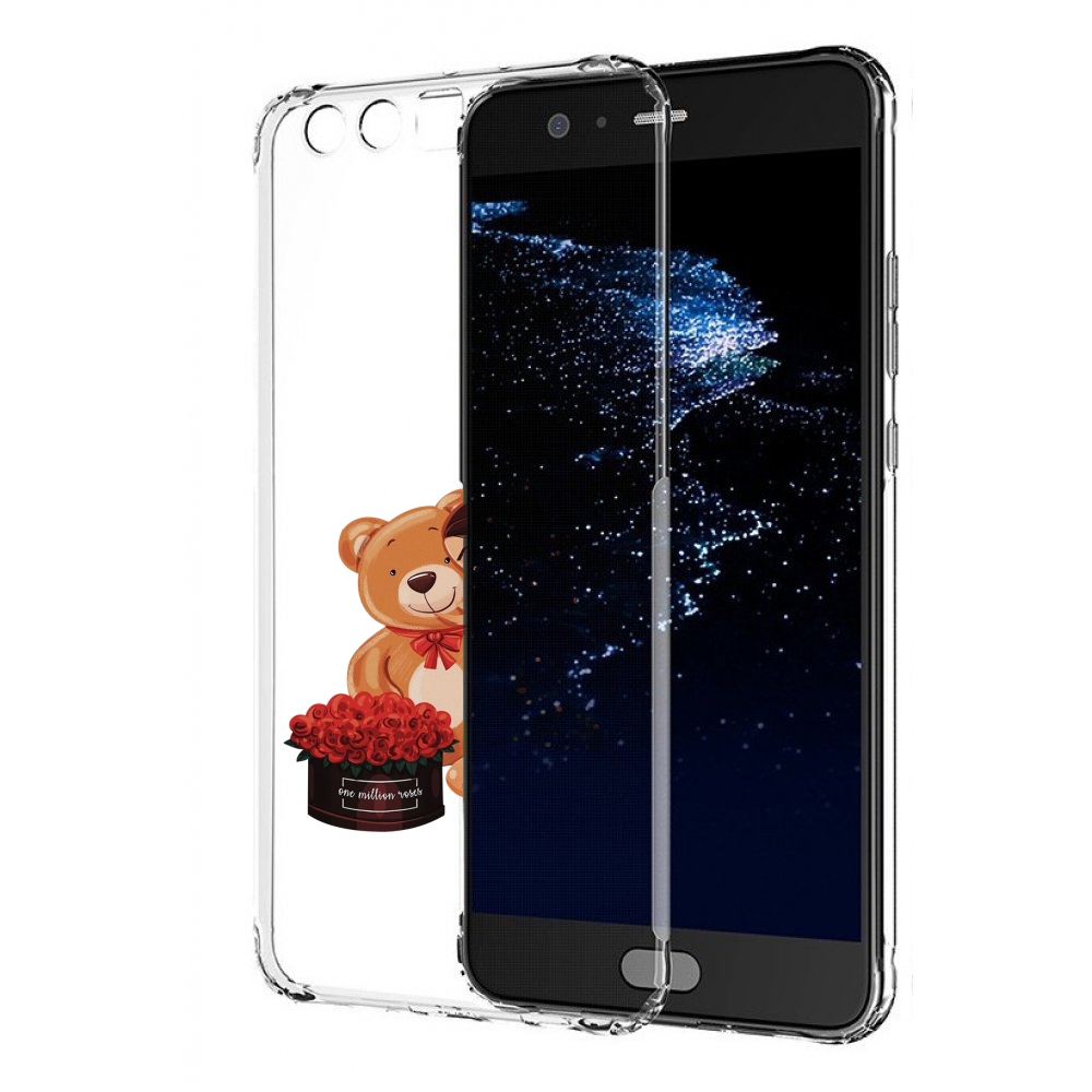 

Чехол бампер MyPads девушка-с-подарками женский для Huawei P10 P, Прозрачный, Tocco