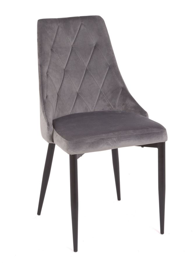 

Стул RB С-1168 DAVID Grey velvet, С-1168 DAVID