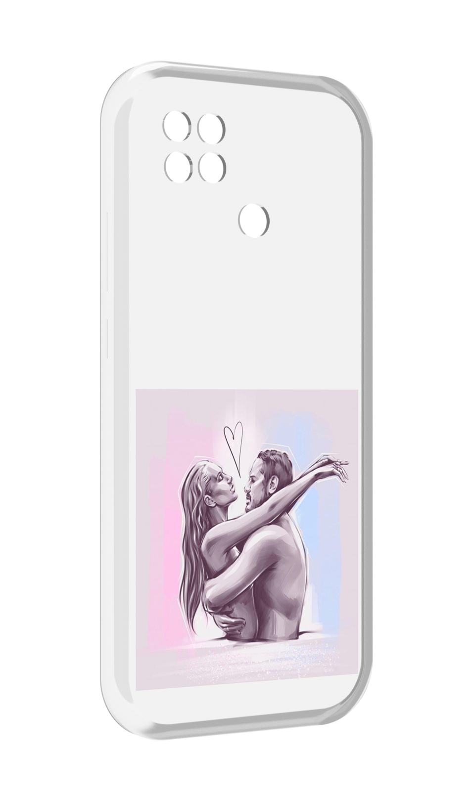 

Чехол MyPads любовные-тела для Xiaomi Poco C40, Прозрачный, Tocco