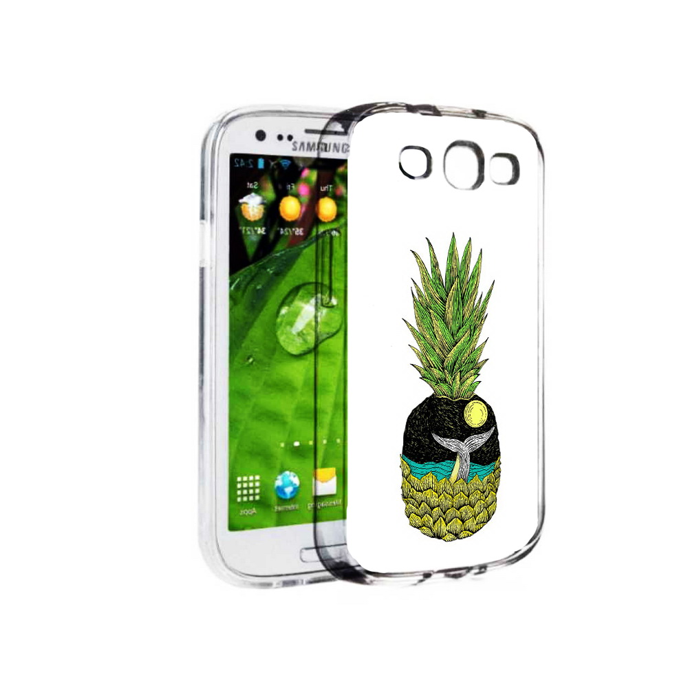 

Чехол MyPads Tocco для Samsung Galaxy S3 ананас с китом (PT123108.507.220), Прозрачный, Tocco