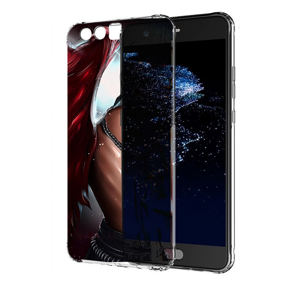 

Чехол бампер MyPads девушка-с-крыльями женский для Huawei P10 Pl, Прозрачный, Tocco