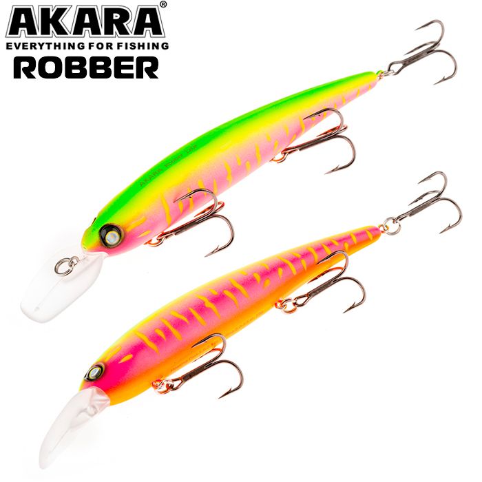 

Воблер Akara Robber 120F 19 гр 2/3 oz 4,7 in A207, Разноцветный, Robber