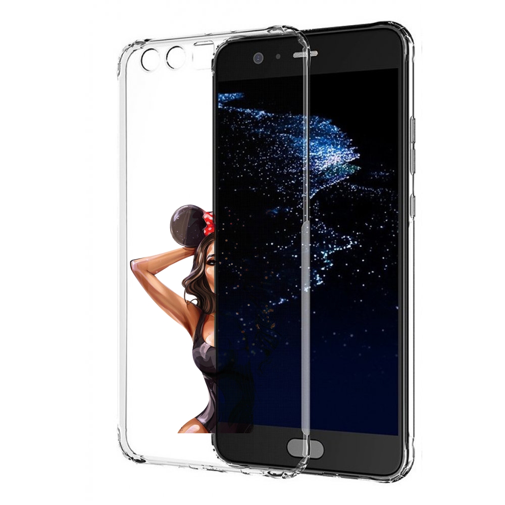 

Чехол бампер MyPads девушка-с-грейпфрутом женский для Huawei P10, Прозрачный, Tocco