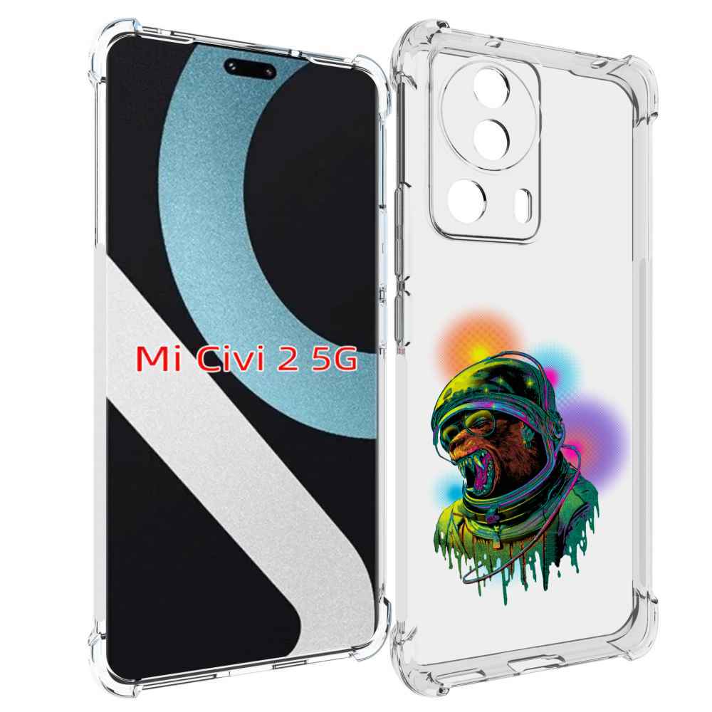 

Чехол MyPads медведь космонавт для Xiaomi Civi 2, Прозрачный, Tocco