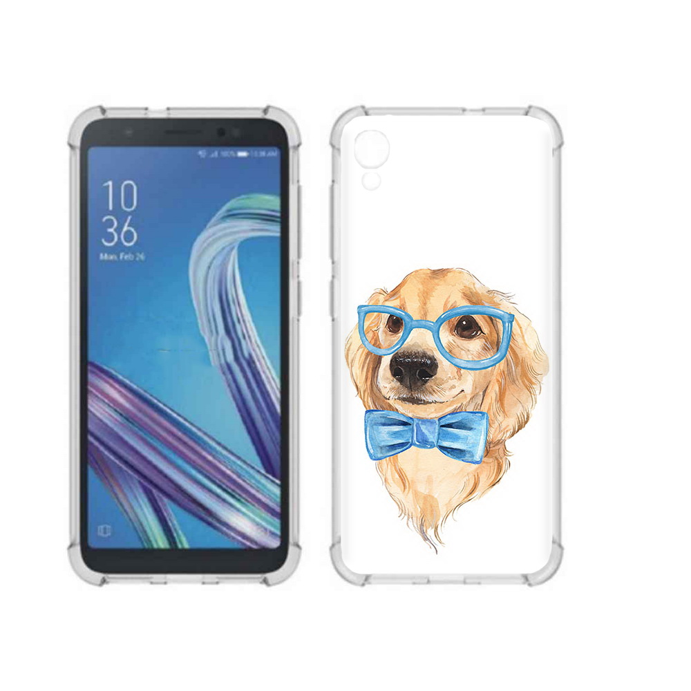 Чехол MyPads Tocco для Asus ZenFone Live L1 (G552KL) Собака интеллигент (PT113202.648.159)