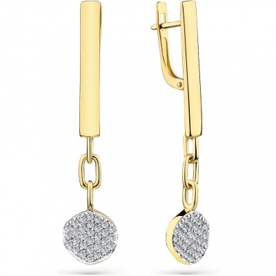 

Серьги из жёлтого золота с 60 бриллиантами Master Brilliant 2-308583-00-00, 2-308583-00-00