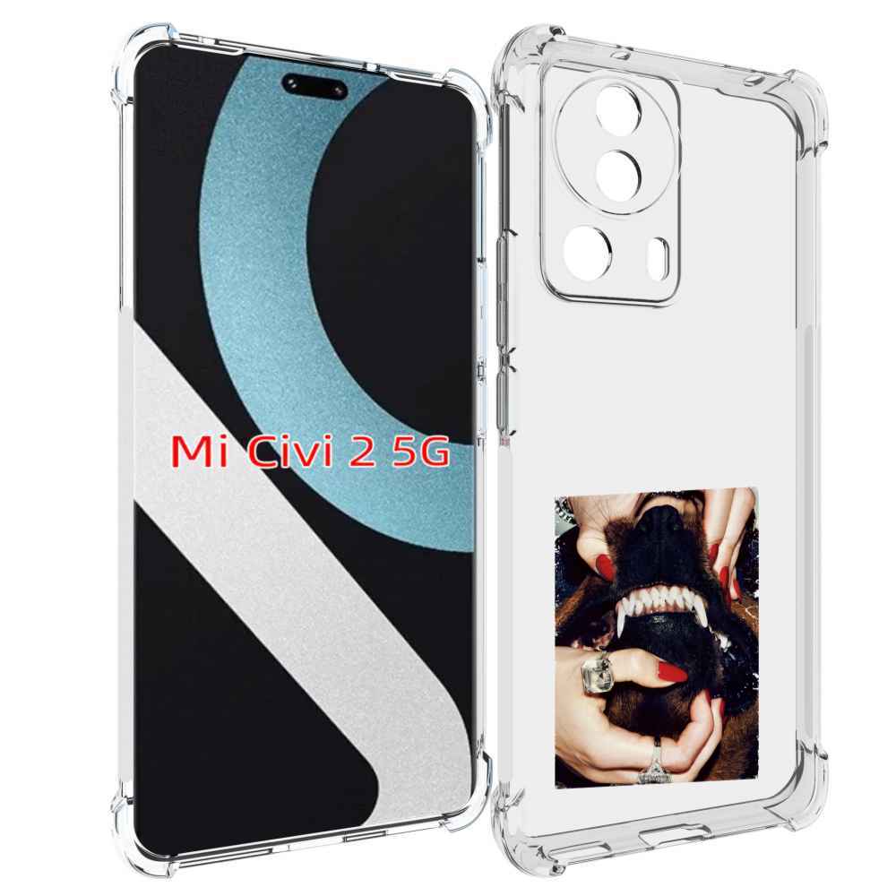 

Чехол MyPads маникюр для Xiaomi Civi 2, Прозрачный, Tocco