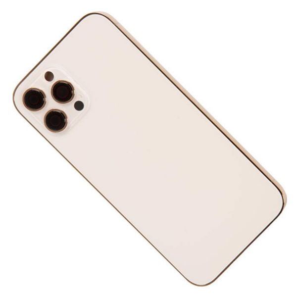 

Задняя крышка в сборе с рамкой для iPhone 12 Pro Max, золотой