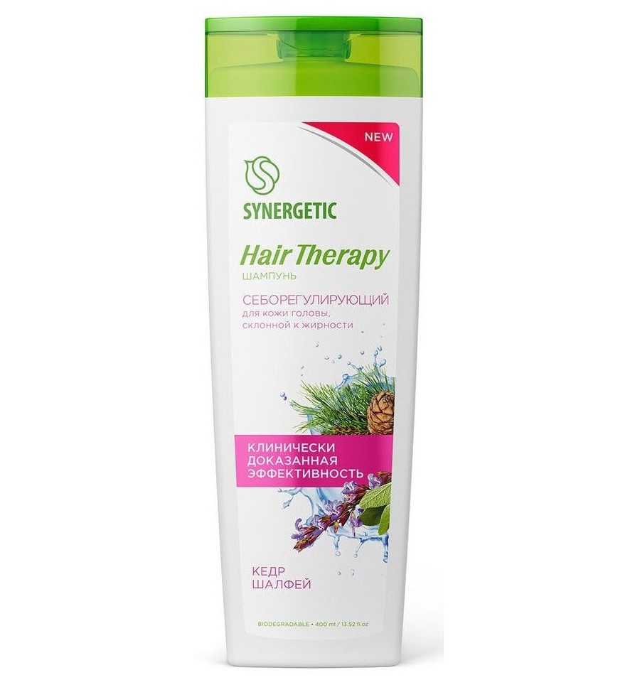 

Шампунь SYNERGETIC HAIR THERAPY Себорегулирующий 400 мл