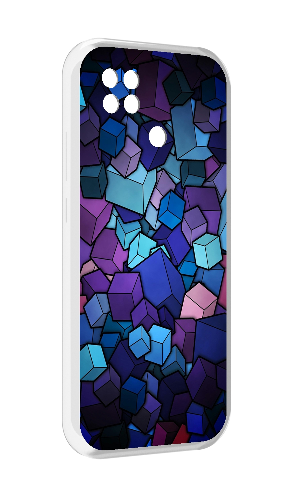 

Чехол MyPads лепестки для Xiaomi Poco C40, Прозрачный, Tocco
