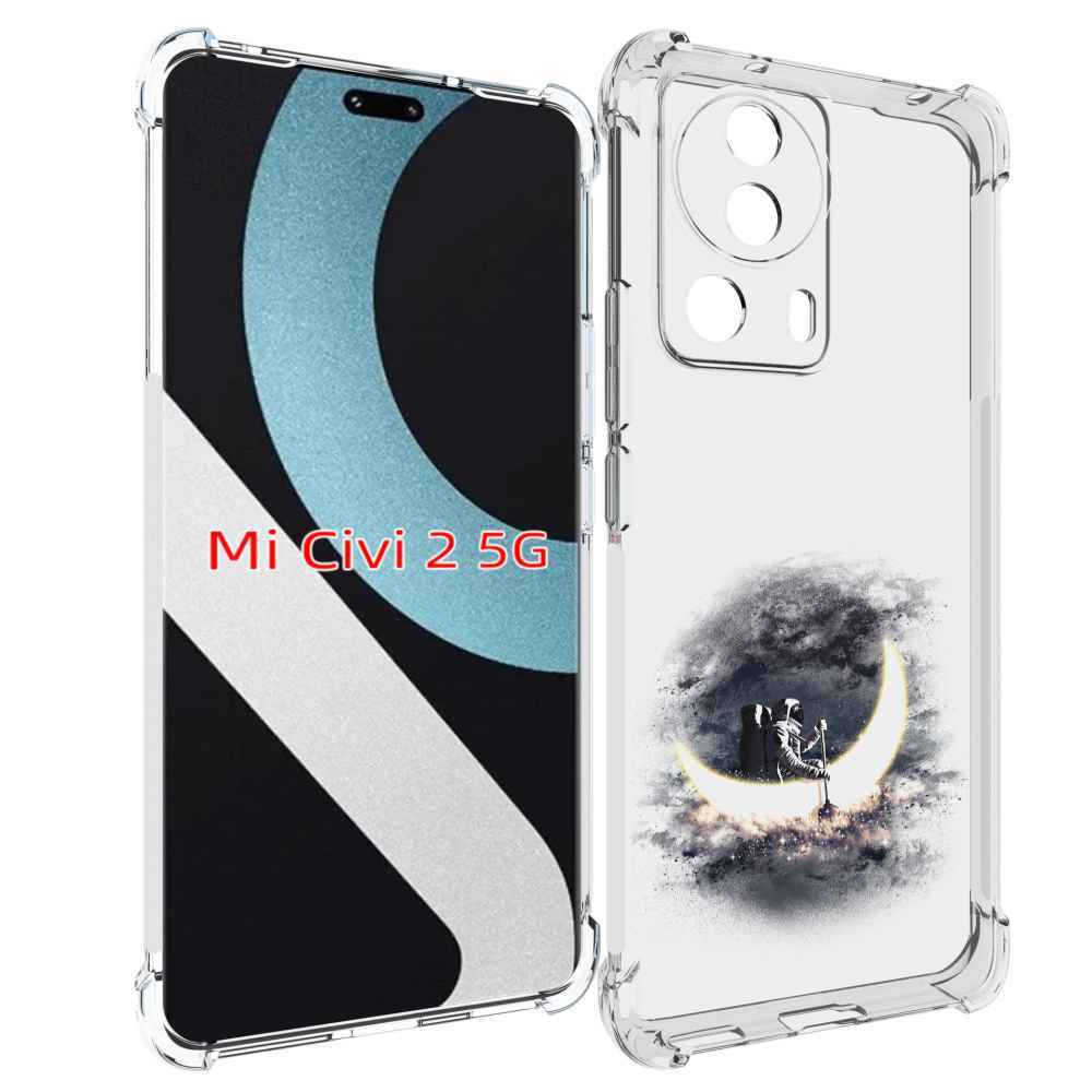 

Чехол MyPads лунный путешественник для Xiaomi Civi 2, Прозрачный, Tocco