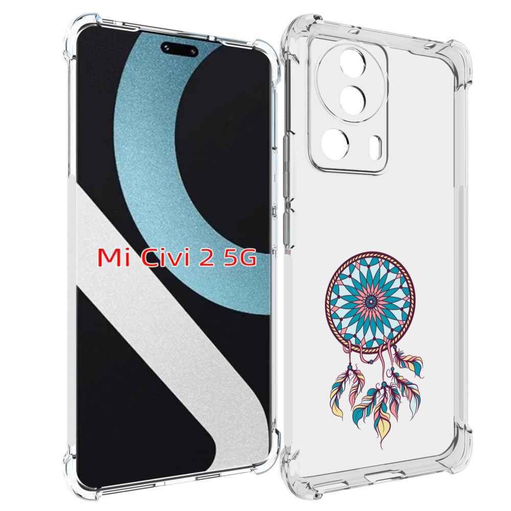 

Чехол MyPads ловец снов синий для Xiaomi Civi 2, Прозрачный, Tocco