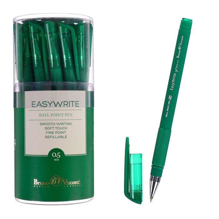 

Ручка шариковая EasyWrite Green, 0.5 мм, зелёные чернила, матовый корпус Silk Touch