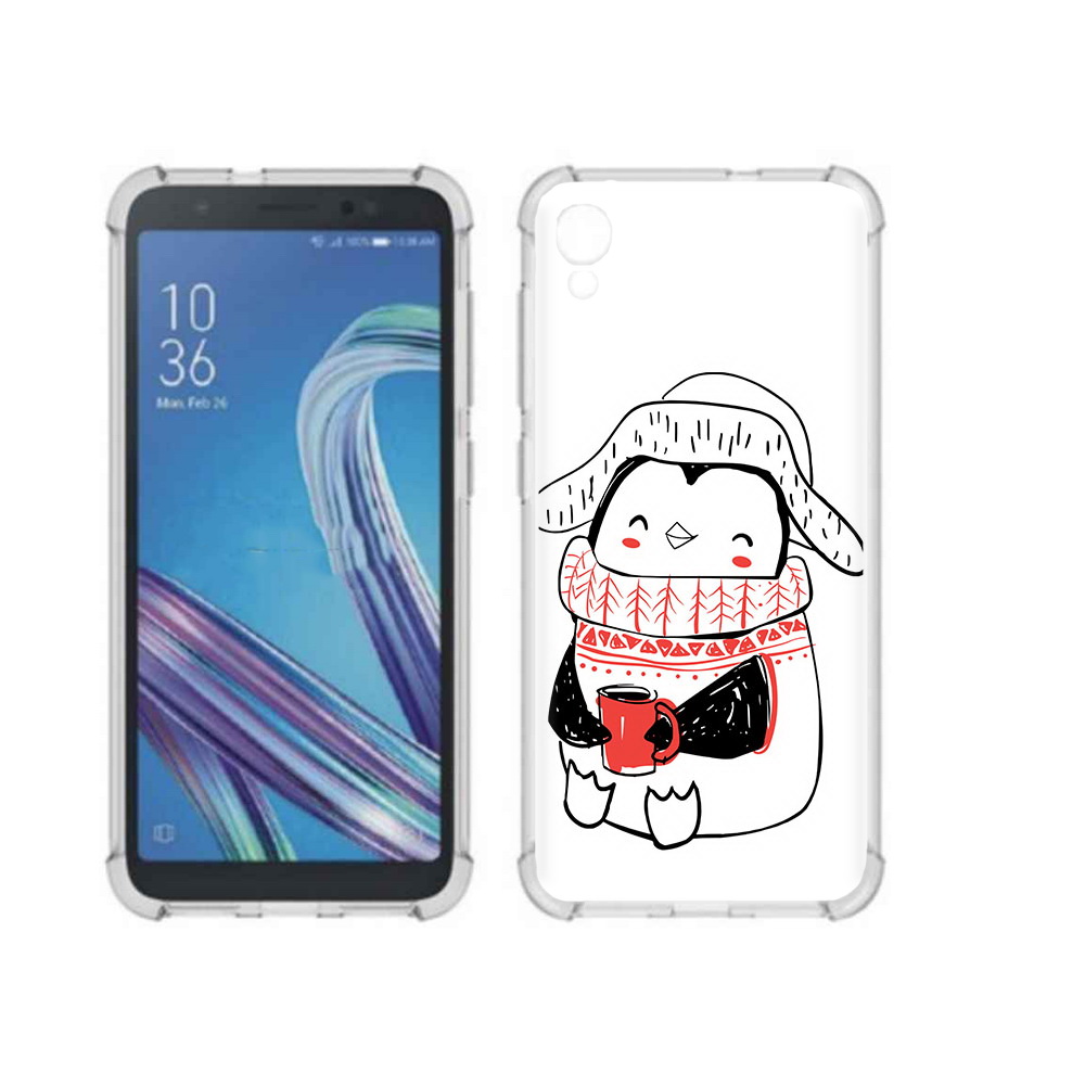 

Чехол MyPads Tocco для Asus ZenFone Live L1 (G552KL) Милый пингвин (PT113202.648.115), Прозрачный, Tocco