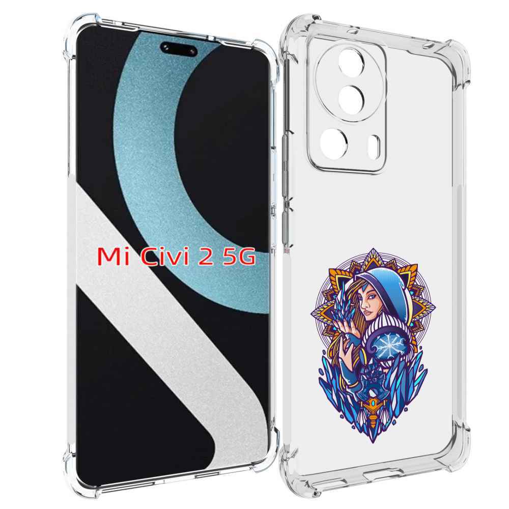 

Чехол MyPads кристал мейден дота 2 для Xiaomi Civi 2, Прозрачный, Tocco