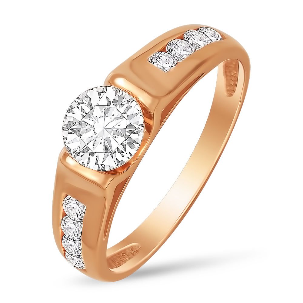 

Кольцо из золота р. , 585Gold 301003189, фианит, 301003189
