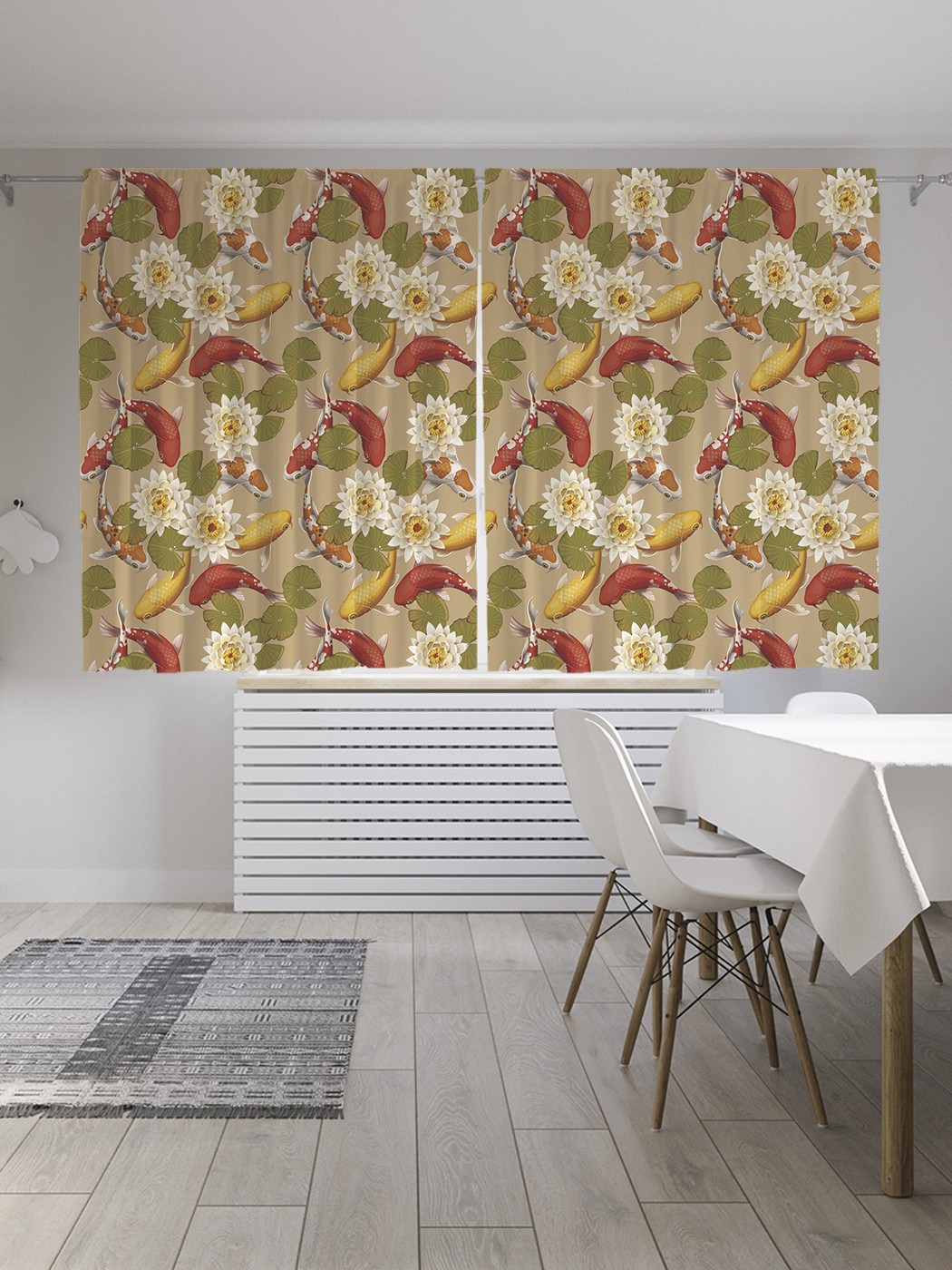 

Классические шторы JoyArty "Винтаж цветов", серия Oxford DeLux, 2 полотна 145x180 см, Винтаж цветов