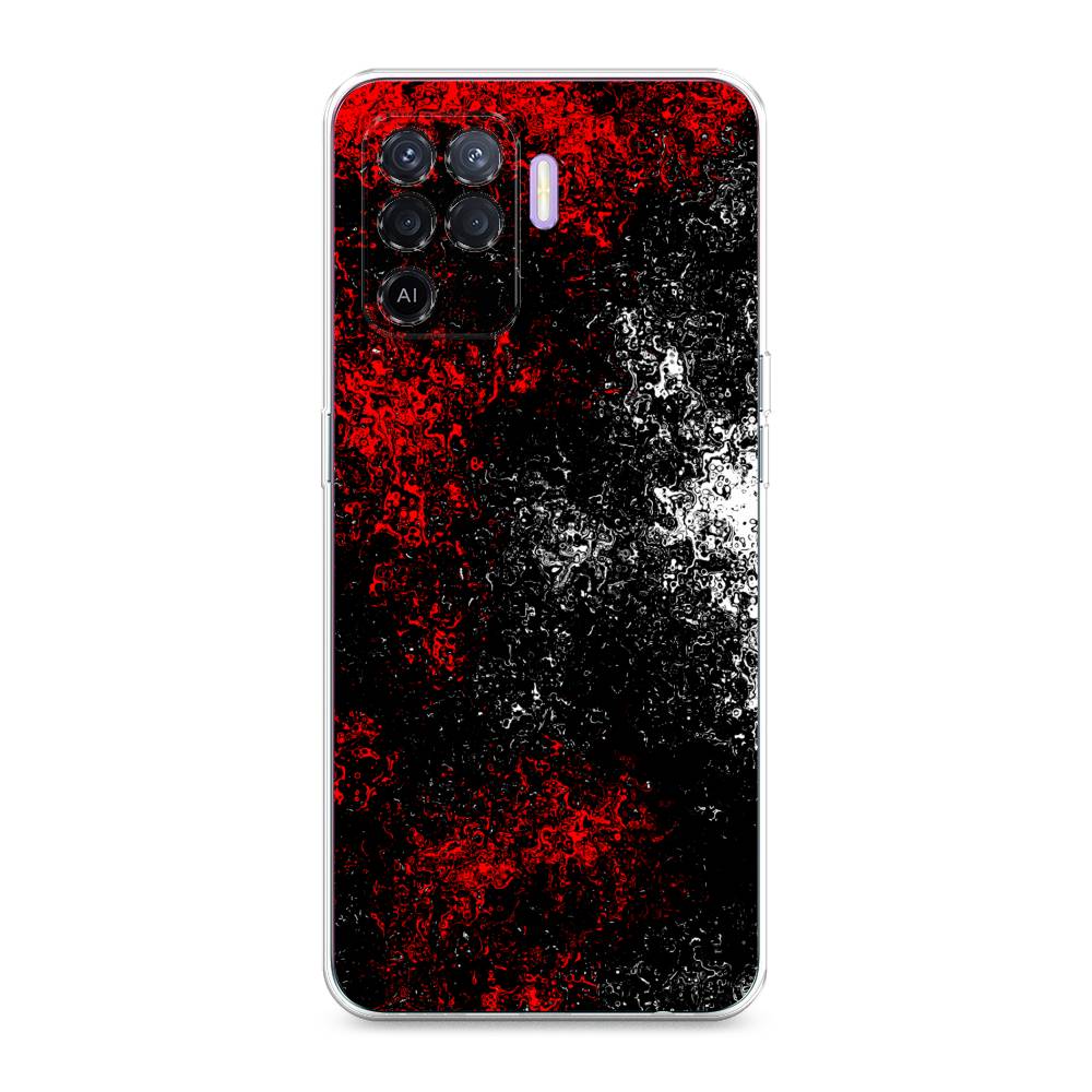 

Чехол для Oppo Reno 5 Lite "Монотипия", Красный;черный;белый, 255150-3