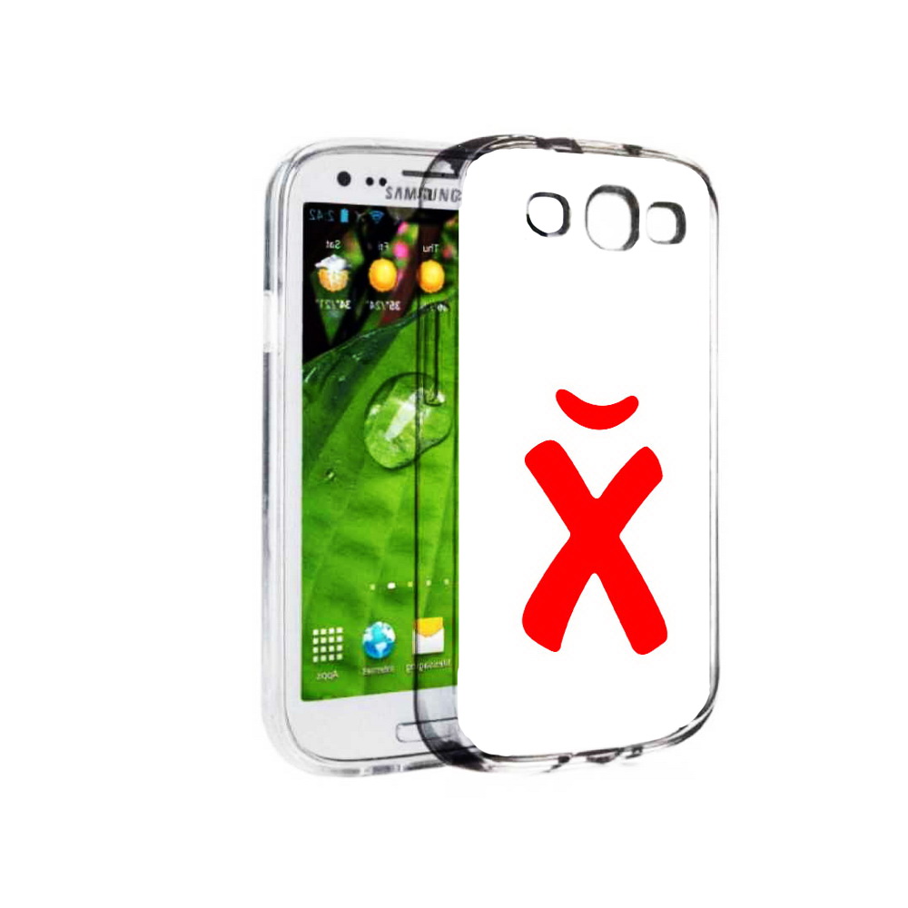 

Чехол MyPads Tocco для Samsung Galaxy S3 абстракция буква х (PT123108.507.209), Прозрачный, Tocco