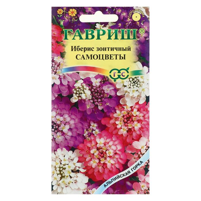 

Семена цветов "Гавриш" Иберис "Самоцветы", серия Альпийская горка, 0,2 г