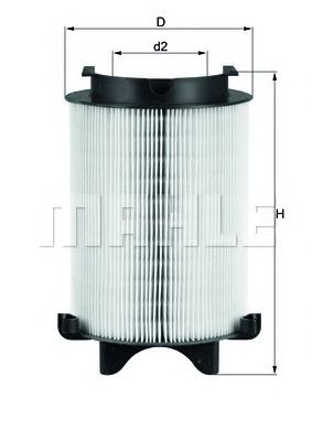 

Фильтр воздушный Mahle/Knecht LX1566