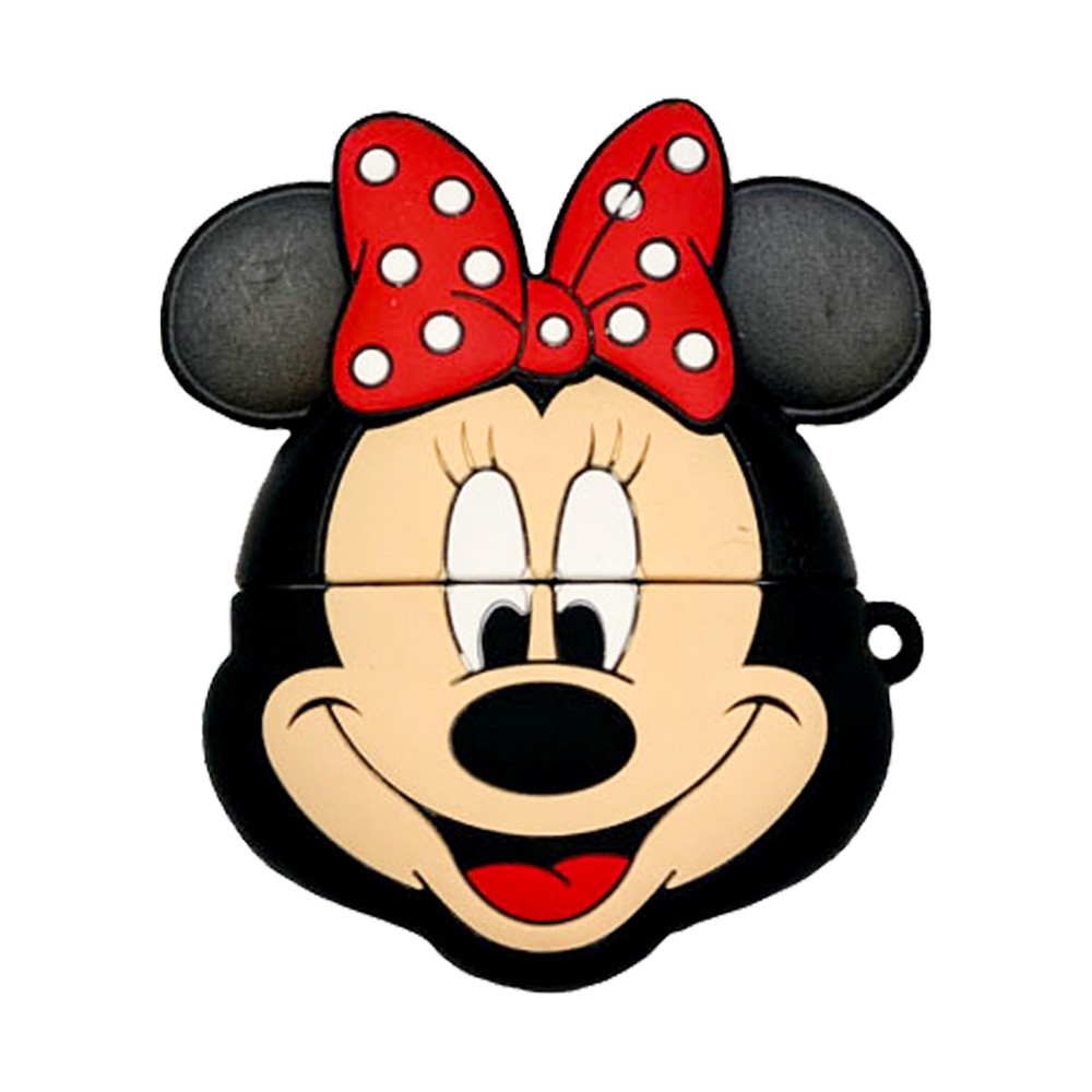 фото Чехол igrape с карабином для airpods pro minnie mouse head