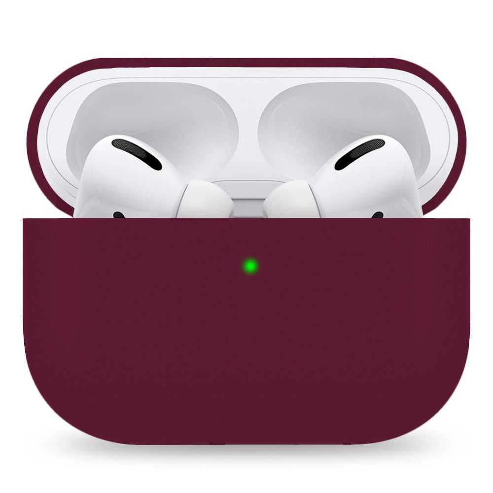 

Чехол iGrape со съемной крышкой для AirPods Pro Wine, Чехол