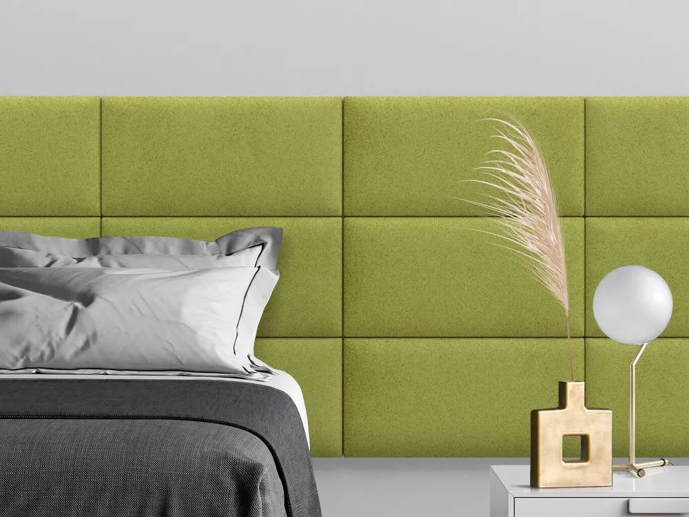 

Мягкое изголовье кровати Velour Oliva 30х60 см 1 шт., Зеленый