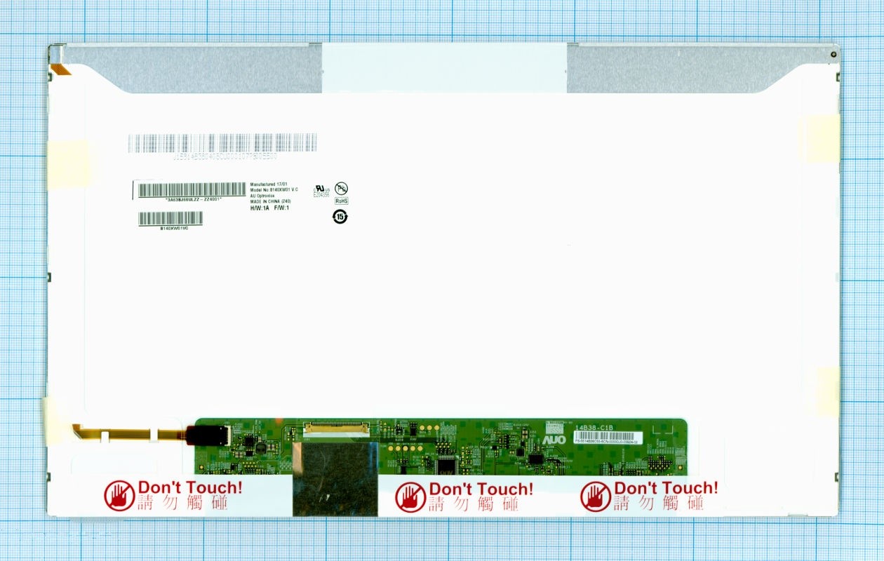 

Матрица OEM для ноутбука B140XW01 v.C (100117148V), совместимая с p/n: B140XW01 v.C