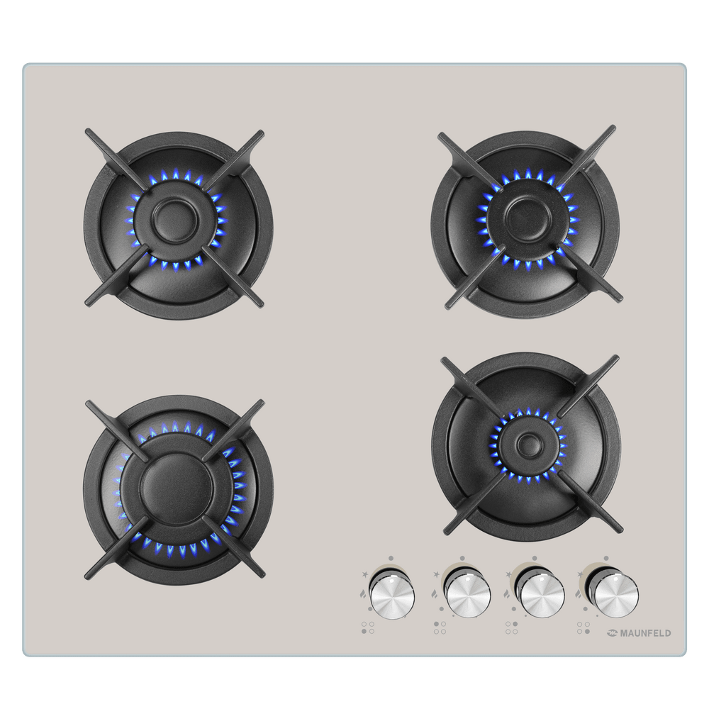 

Встраиваемая варочная панель газовая MAUNFELD EGHG.64.1CBG/G бежевый, EGHG.64.1CBG/G