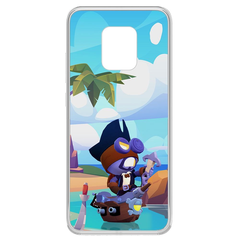 Чехол-накладка Brawl Stars-Темный Корсар Карл для Xiaomi Redmi 10X 5G