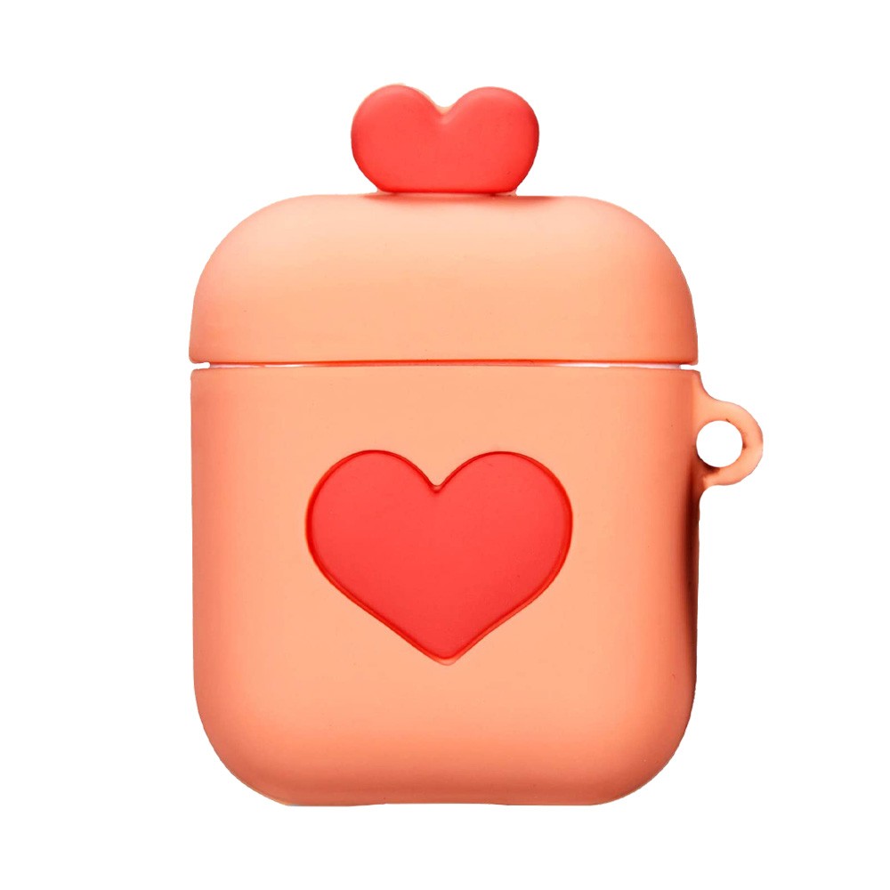 фото Чехол igrape для airpods 2/1 peach heart