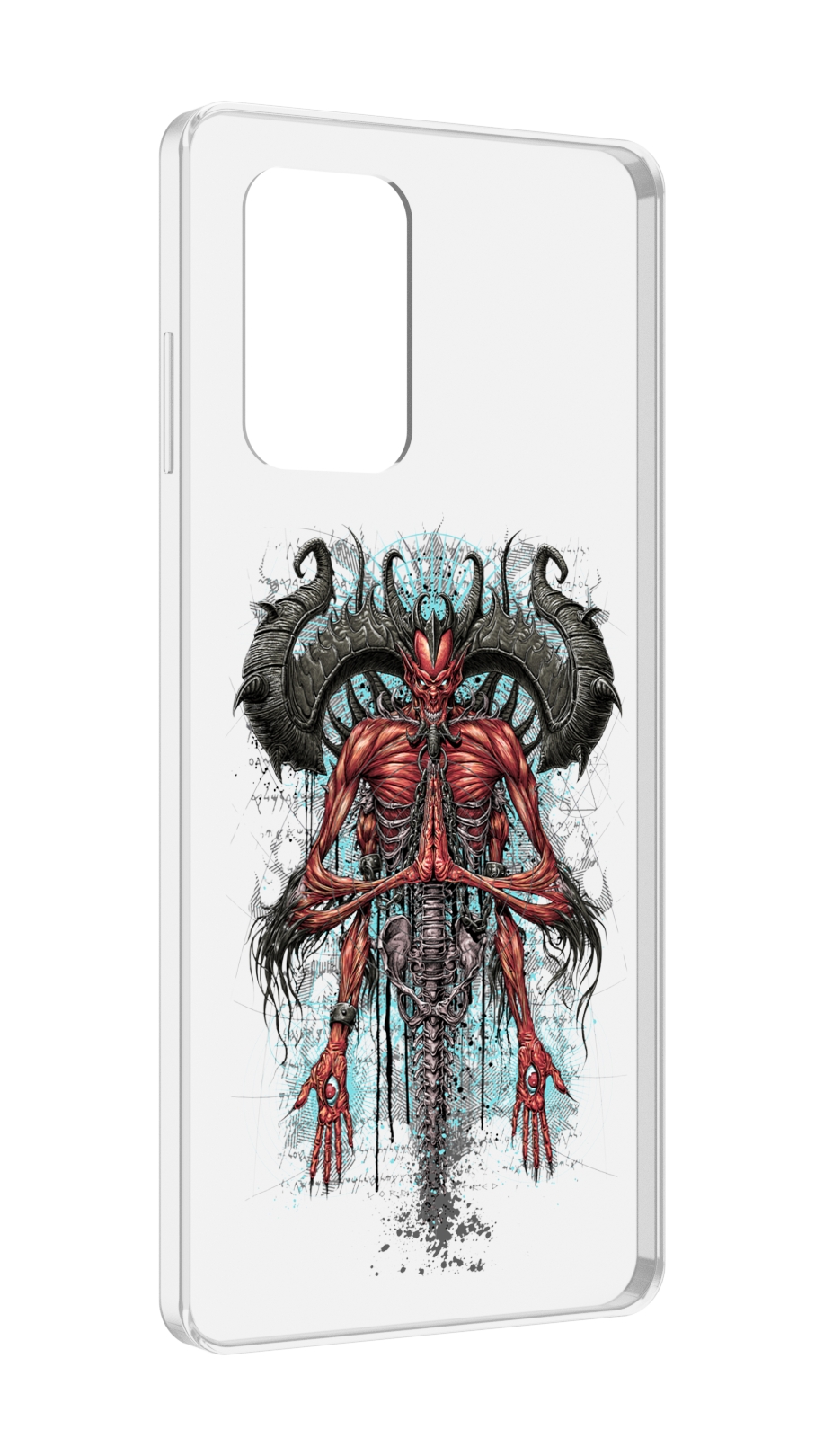 

Чехол MyPads дьявол для ZTE Blade A72 / ZTE Blade V40 Vita, Прозрачный, Tocco