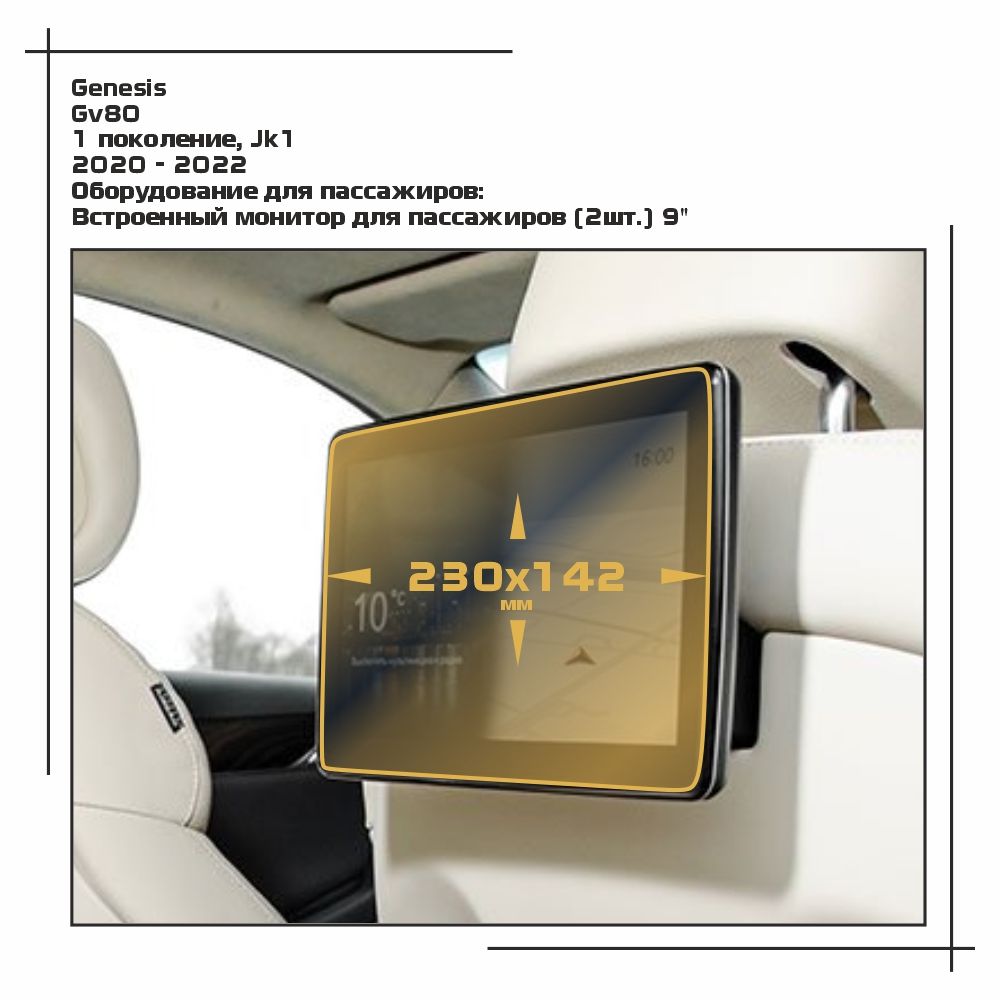 

Пленка ES для GV80 - Оборудование - матовая - MP-GE-GV80-05, Белый, Genesis