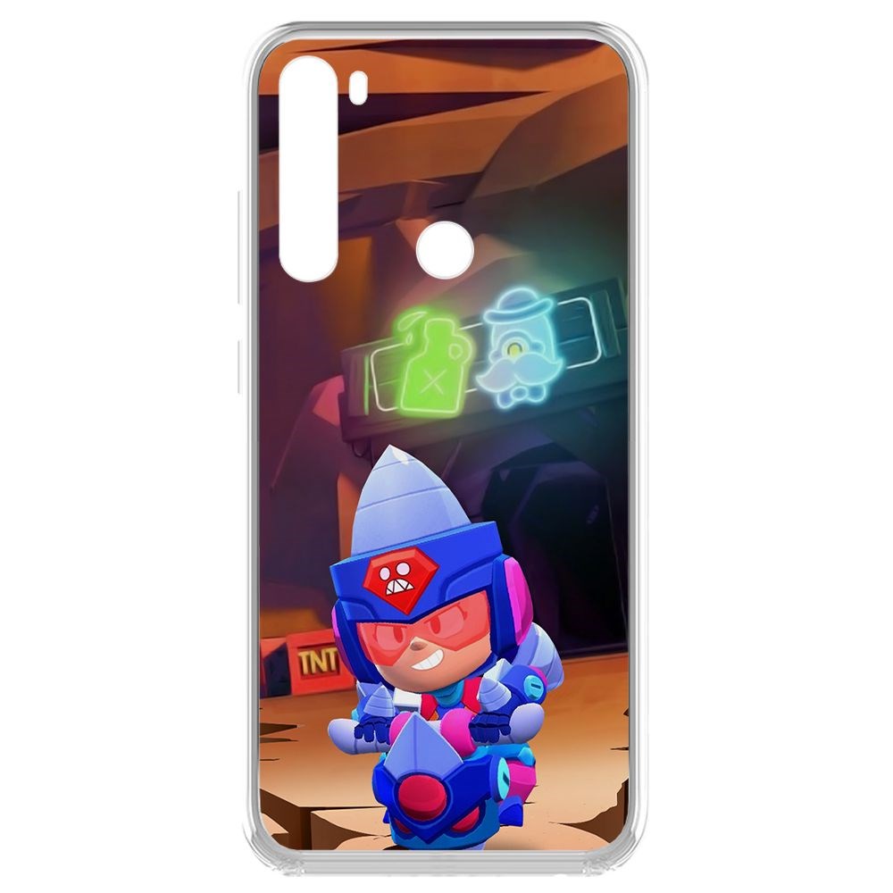 Чехол-накладка Brawl Stars-Ультрабурильщица Джеки для Xiaomi Redmi Note 8