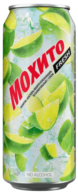 Газированный напиток Moхито Fresh лайм-мята 450 мл