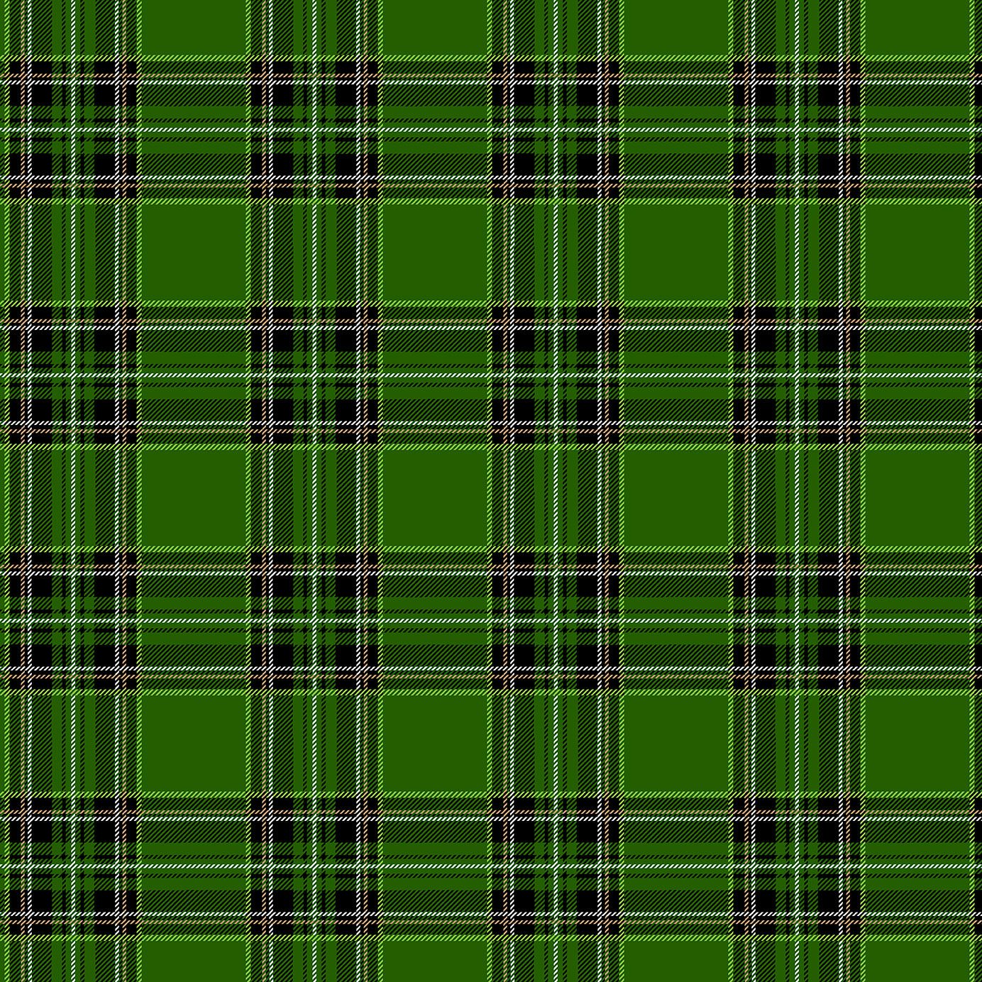 Ткань мебельная микровелюр Павлин Tartan-green 1 Принтованная ткань ширина 140см