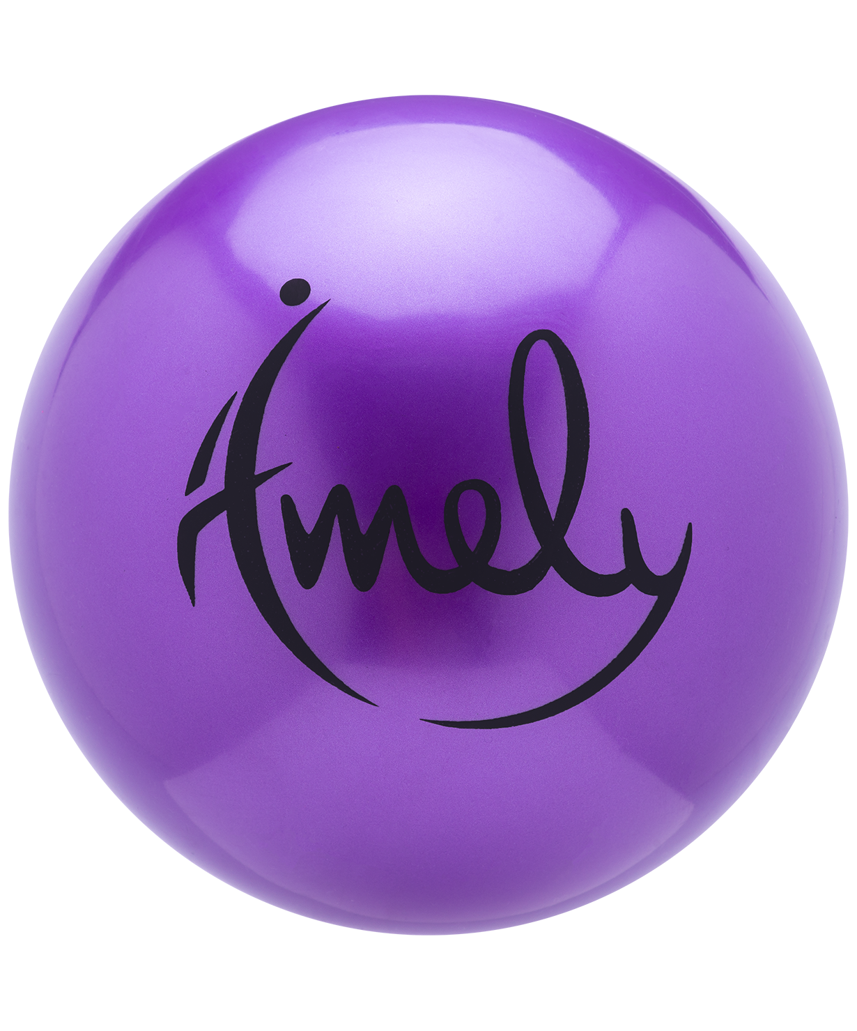 фото Мяч для художественной гимнастики amely agb-301 19 см, фиолетовый