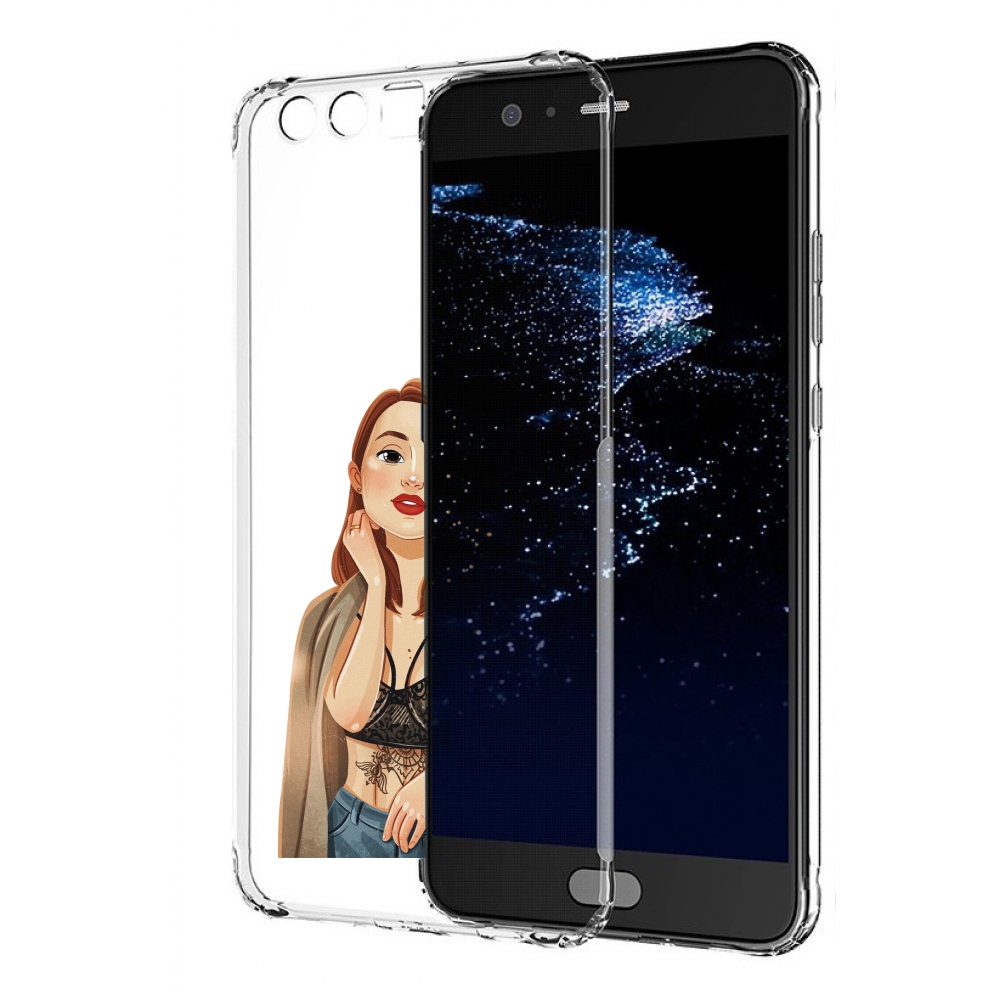 

Чехол бампер MyPads девушка-в-кружевном-2 для Huawei P10 Plus пр, Прозрачный, Tocco